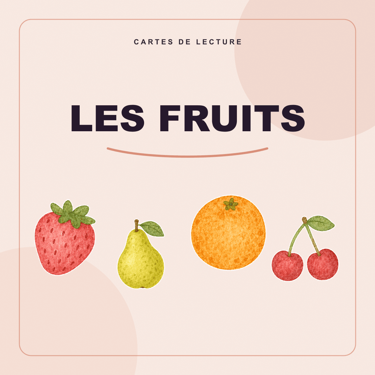 Aperçu Les fruits