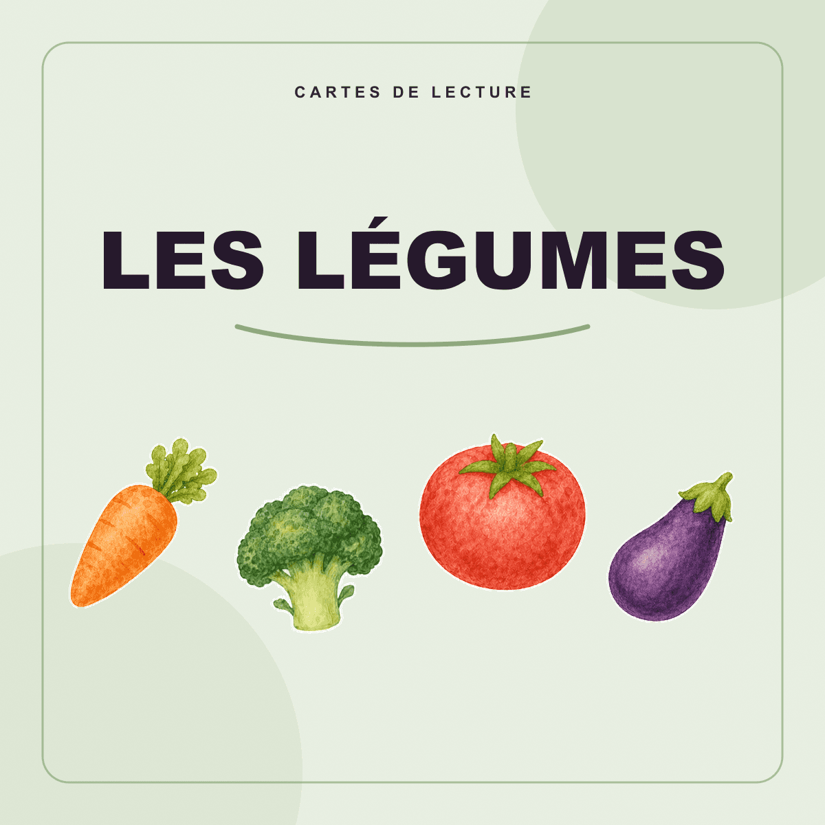 Aperçu Les légumes